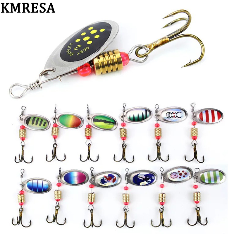 Fishing Lure Spinnerbait - 1 sztuk metalowe cekiny 6cm 2.5g