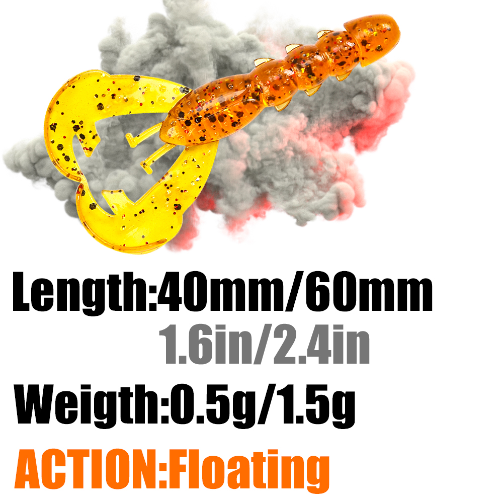 Przynęty PEAK Floating Craws 4 – Fishing Lure Soft Plastic recenzja i cena