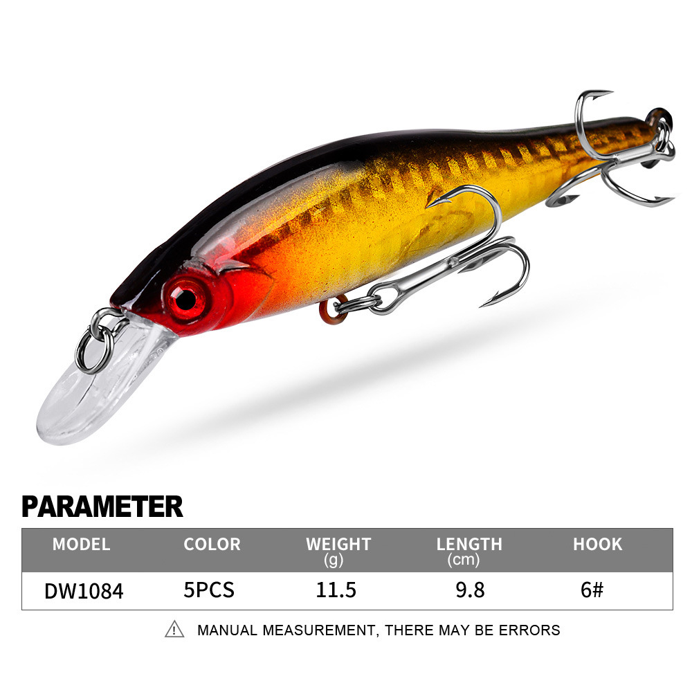 5 Kolorów Przynęty Wędkarskie  – Fishing Lure Jerkbait recenzja i cena