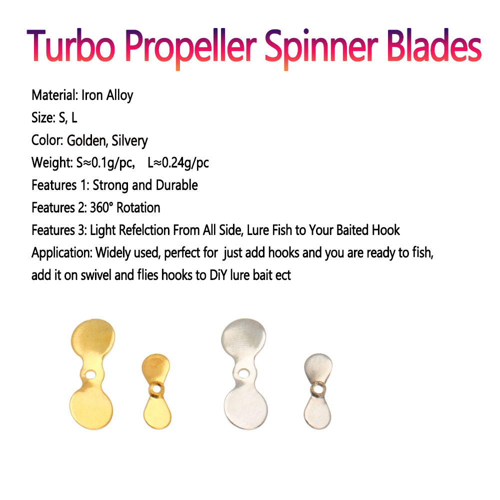 Bimoo 20 szt. S L Wirówki Turb – Fishing Lure Blade Bait recenzja i cena