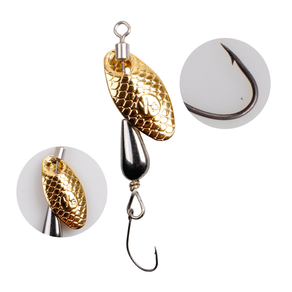 2 szt. Łyżka Spinner metalowa  – Fishing Lure Spinnerbait recenzja i cena