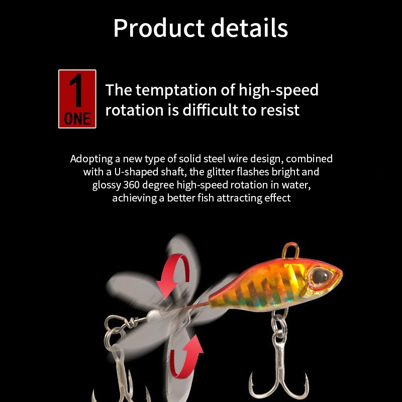 Obrotowe wibracyjne przynęty V – Fishing Lure Spinnerbait recenzja i cena